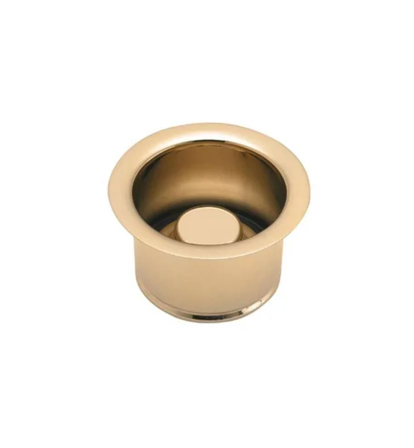 California Faucets 9654-CB Garbage Disposer Deep Flange & Stopper - Carbon