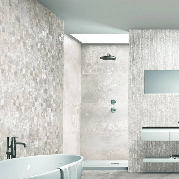 Bond Tile Celestial Pearl 12 in. x 48 in. Metal Look Polished Porcelain Tile (3 Pieces 11.62 Sq. ft. - Box)
