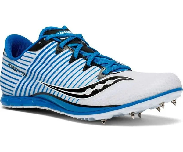 Saucony Vendetta 2, White/Blue, 12.5