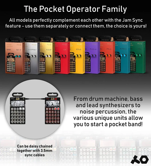 Teenage Engineering Pocket Operator PO-32 Tonic Black