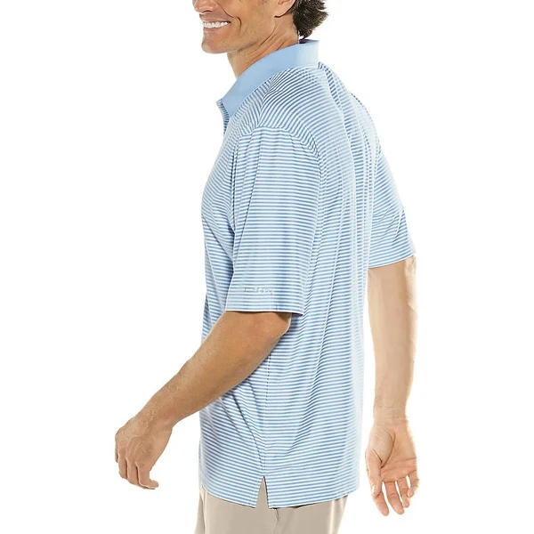 Coolibar UPF 50+ Men's Erodym Short Sleeve Golf Polo - Sun Protective