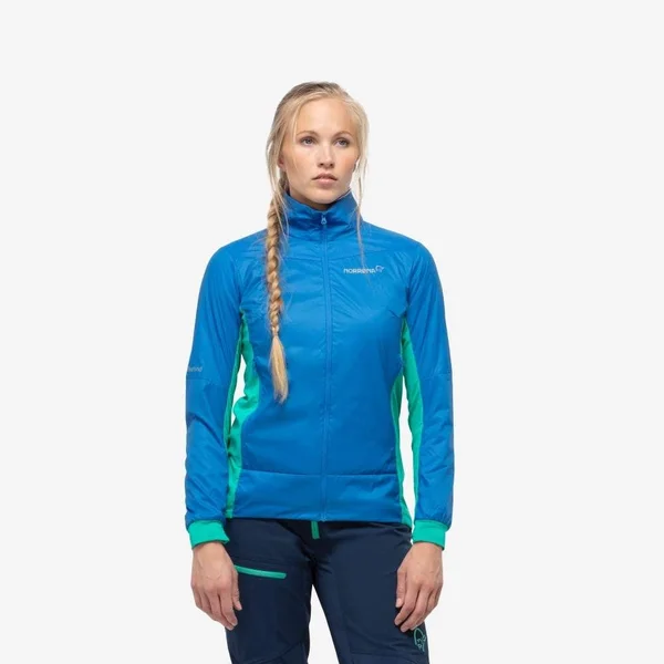 Norrona Falketind Octa Jacket Women's (Campanula/Arcadia, Large, L)
