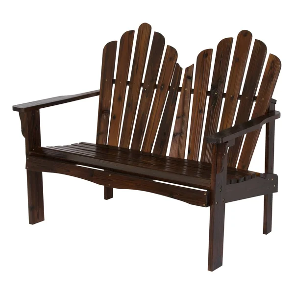 Shine Company Westport Loveseat - Burnt Brown