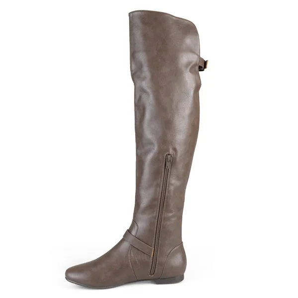 Journee Collection Loft Women's Knee-High Riding Boots - Chestnut - 8
