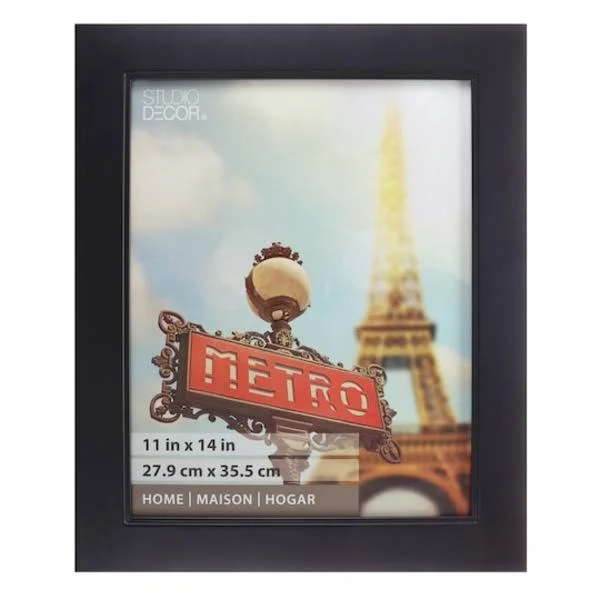 Studio Decor 11x22 x 14x22 Home Collection Black Studio Frame - Each