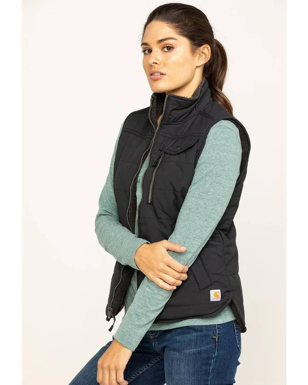Carhartt Utility Sherpa Lined Vest - Women's Black