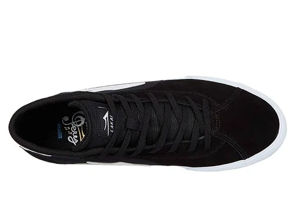 Lakai Flaco II Mid Skate Shoes - Black Suede 7