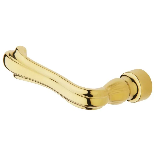 Baldwin 5101.LMR Single Left Hand Estate Lever Minus Rosettes Non-Lacquered Brass