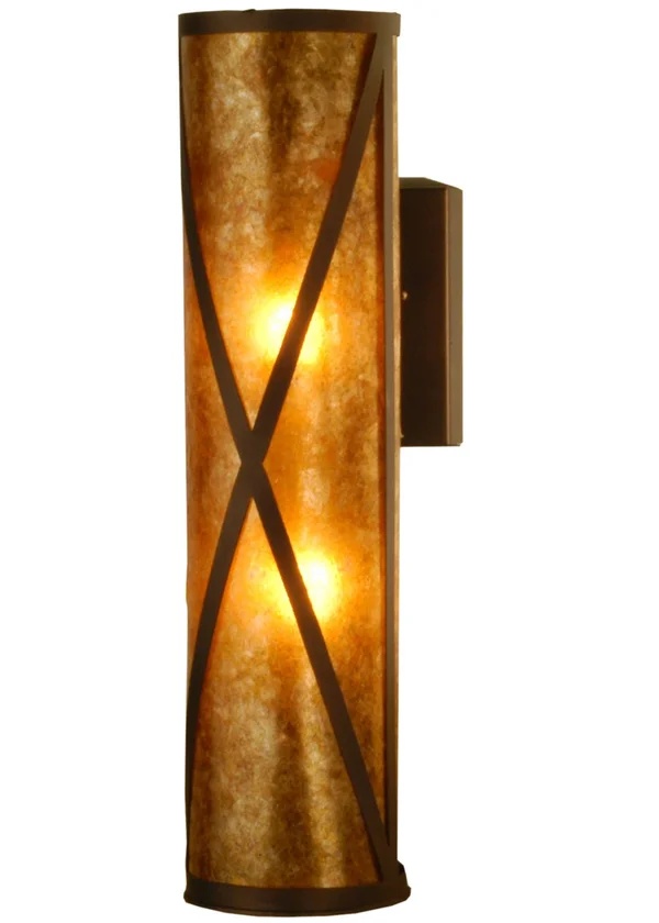 Meyda 5x22W Diamond Mission Wall Sconce - 72363
