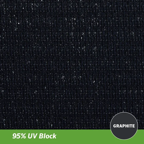 Coolaroo Premium Shade Sail Kit - (16&5x22 Triangle), Graphite