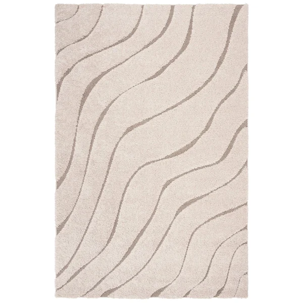 Safavieh Shag Sg472-1160 2&3x22 x 7&0x22 Runner Cream - Light Blue Area Rug