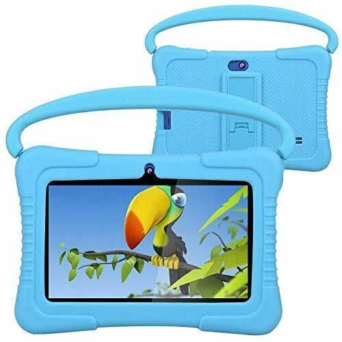 Kids Tablet, Foren-Tek 7 inch Android 9.0 Tablet for Kids, 2GB +32gb, Kid Mode Pre-Installed, WiFi Android Tablet, Kid-Proof Cas
