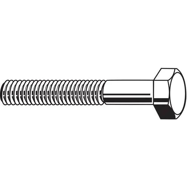 Fabory U04104.043.1000 7/16 inch-14 Grade 8 Hex Head Cap Screw - Steel, Pk 5