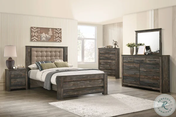 Coaster Ridgedale 223482 Nightstand in Weathered Dark Brown