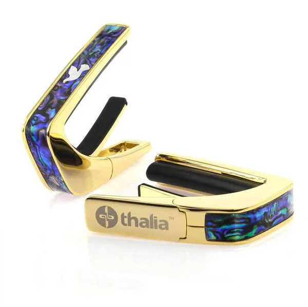 Blue Abalone & Dove Mop & 24K Gold - Thalia Capo 200 Series