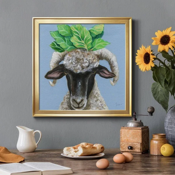Touching The Sky I-Framed Canvas - Ready to Hang - Black - 32x32