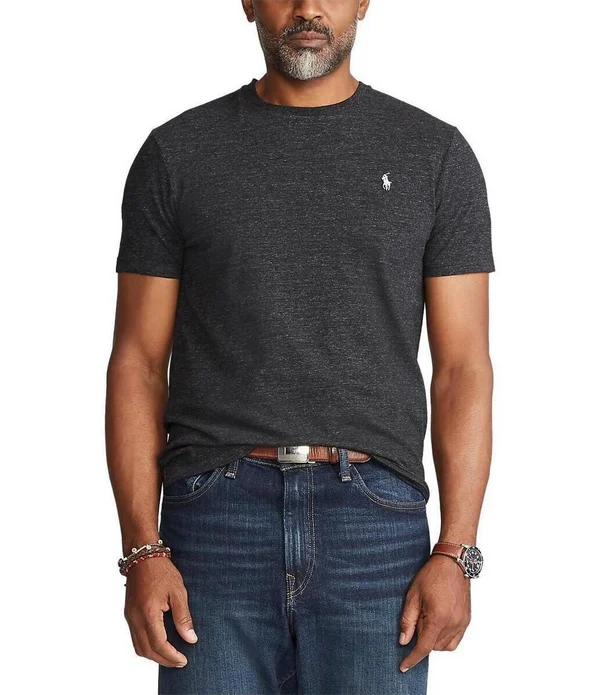 Polo Ralph Lauren Big Tall Solid Jersey Short-Sleeve Tee - 3XT