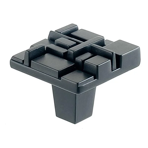 DU Verre DVOF02 Offset 2-1/2x22 Square Cabinet Knob Matte Black