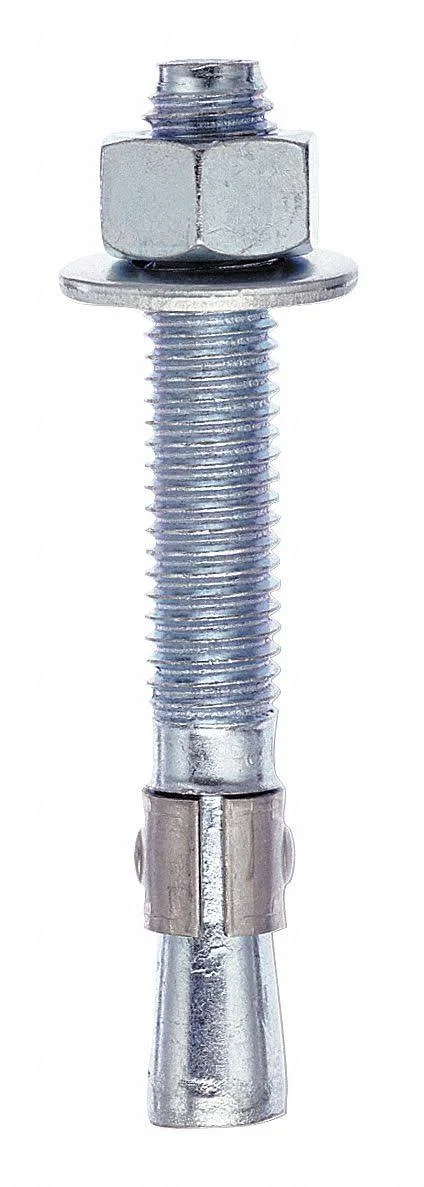 Red Head WS-1270G Expansion Wedge Anchor, 1/2x22 D, 7x22 L, pk25