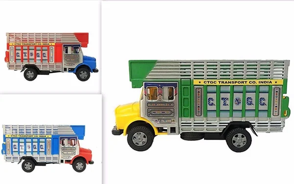 Centy Toys Pull Back Public Toy Truck Automobile Miniature Pick Color New -Loose - Yellow(And Green)