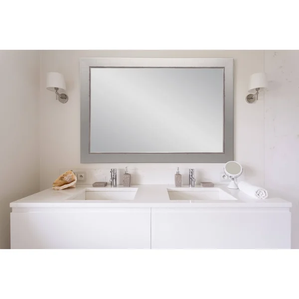 BrandtWorks Silver Lined Wall Mirror 31.5x22 x 40.5x22