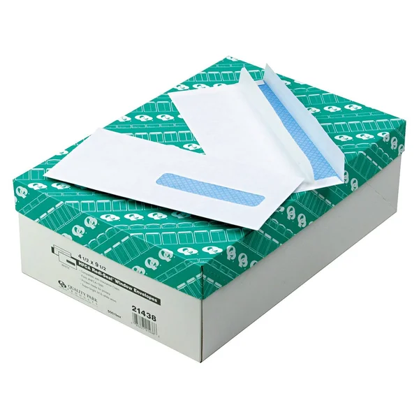 Quality Park Redi-Seal - Envelope - commercial - US No 10 1/2 (4.5 in x 9.5 in) - wallet - open side - self-adhesive - 1 window