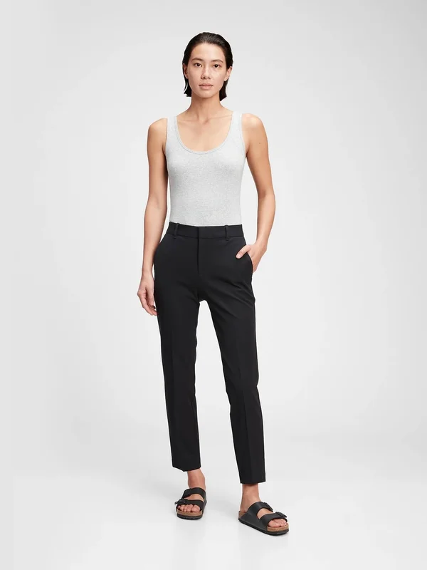Gap Women's Slim Ankle Pants True Black Size 20