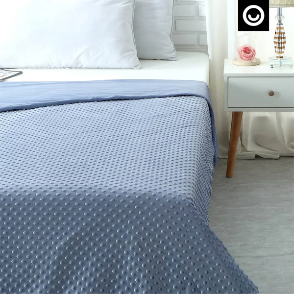 Weighted Blanket Light Blue, 48x72x22 12 lbs