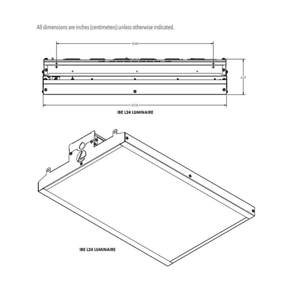 Lithonia Lighting IBE 12LM MVOLT 40K 2& x 2& LED High Bay