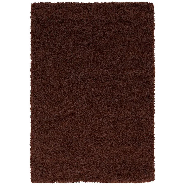 RugPal Sybil Solid/striped Area Rug Collection 4&x6& in Cocoa Color