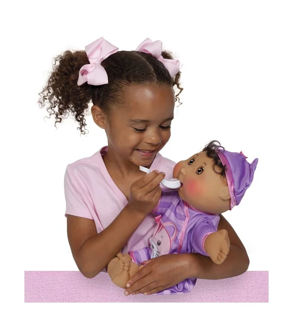 Cabbage Patch Kids 14x22 Baby So Real Doll, Dark Hair/Brown Eye Girl