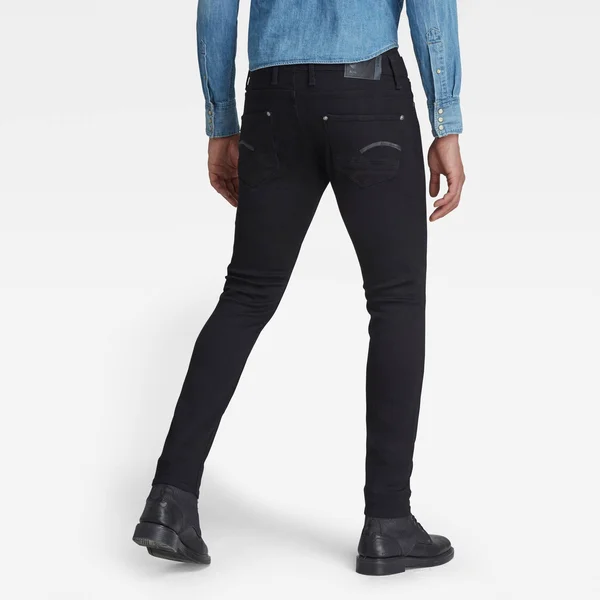 G-Star Raw Men Revend Skinny Jeans Black Size 35-34