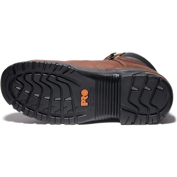 Timberland Pro Men's 6 in. Helix Alloy Toe Waterproof Work Boot, Brown