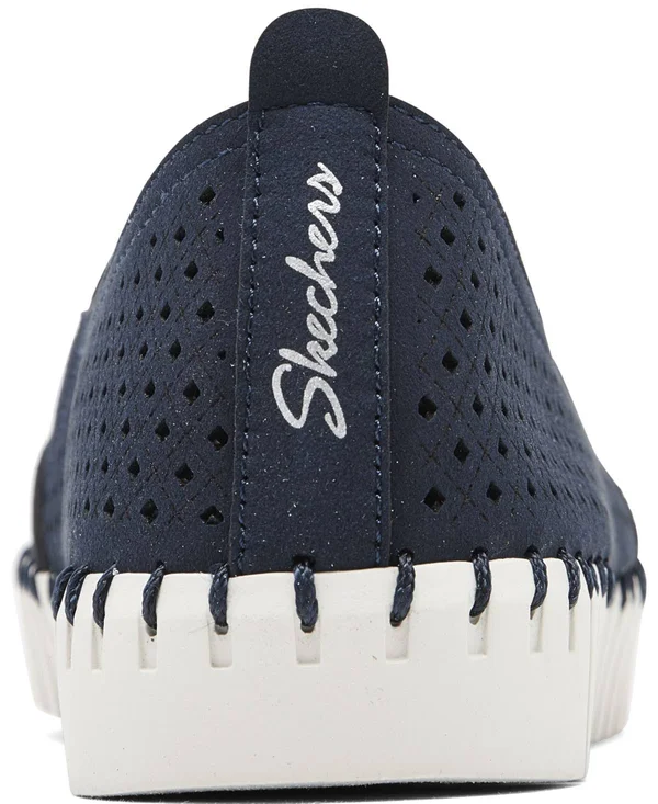 Skechers Women's Sepulveda Blvd - A La Mode Slip-On Shoes, Navy, 7.5