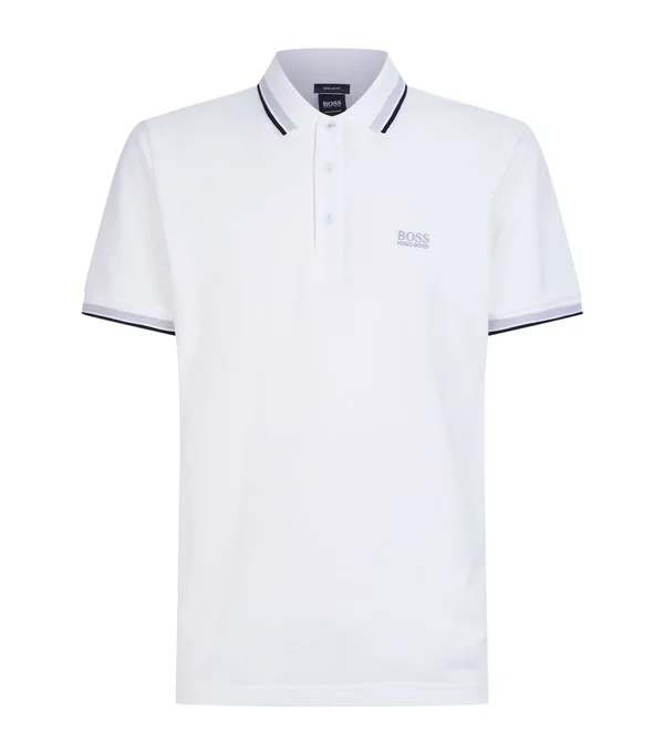 Boss Athleisure Paddy Polo T Shirt White