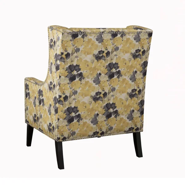 Madison Park Barton Wing Chair, Yellow