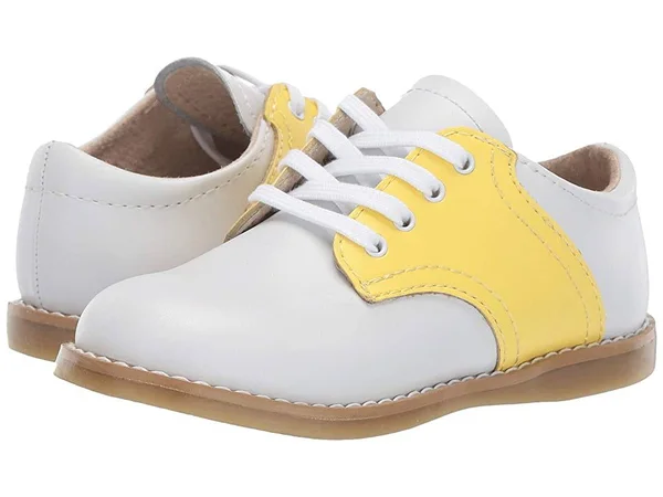 Toddler Boy's Footmates Cheer Oxford - Size 7.5 M/W - White