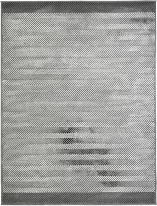 Mayberry Everest Domino Gray Area Rug - Size: 5&3 inchx7&3 inch