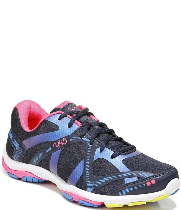 Women's Ryka Influence Training Shoes in Navy Blue Size 10 Wide