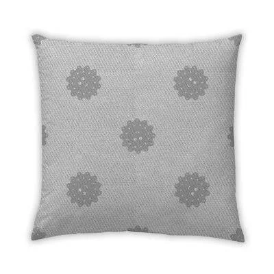 Plattville Square Pillow Cover & Insert East Urban Home Color: Gray - Cover Material: Microsuede