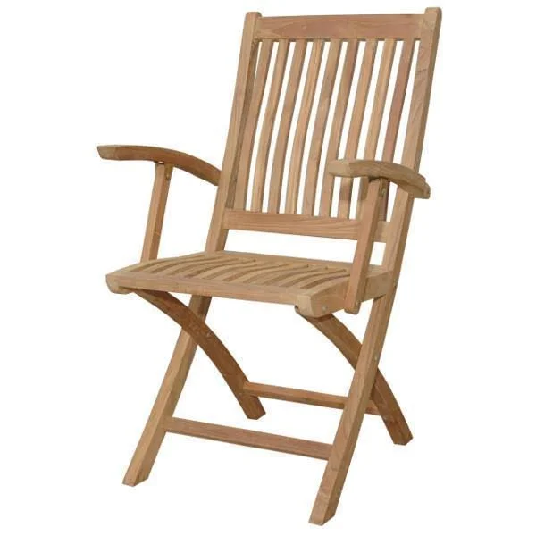 Tropico Folding Armchair (Set of 2) Dupione Papaya