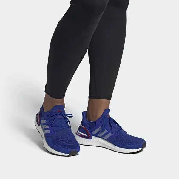 Adidas Men's Ultraboost 20 Running Shoes in Blue Size 10.5 - Knit