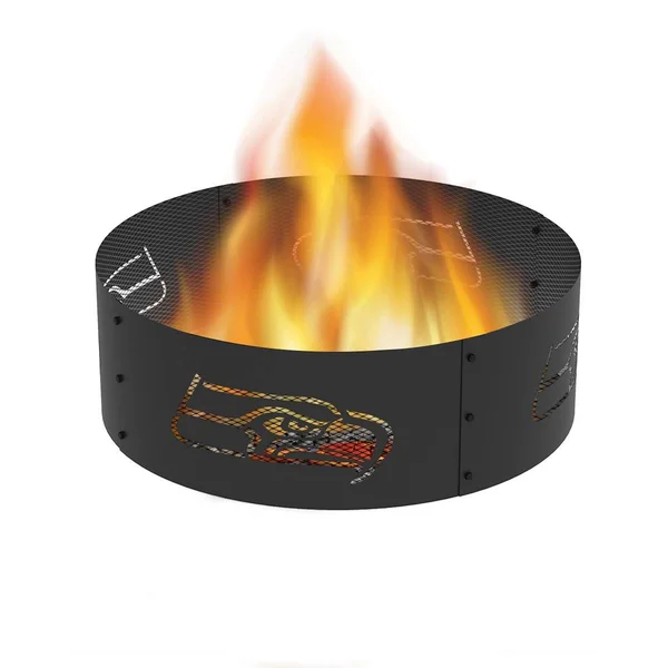 Blue Sky Outdoor Living FR361208-SEAHAWS Round Ring Fire Pit, Seahawks