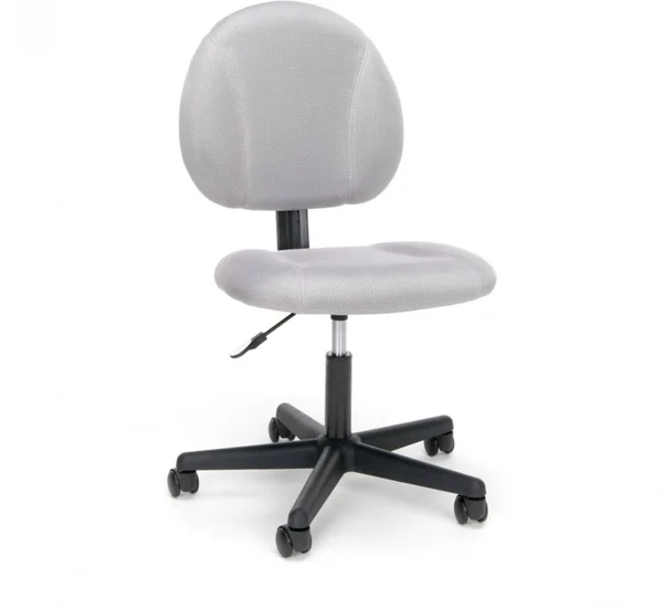 Ofm Basic Upholstered Adjustable Office Chair with Wheels, Black