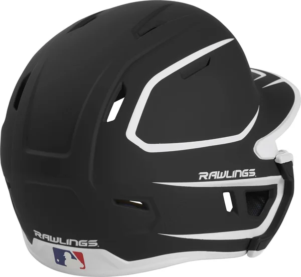 Rawlings Mach EXT 2 Tone Senior Batting Helmet - Matte Black/White