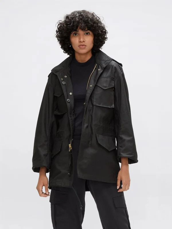 Alpha Industries M-65 Field Coat Black L