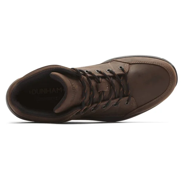 Men's Dunham Simon-DUN Waterproof Ankle Boot, Size: 12, Brown