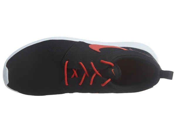 Nike Kids Roshe One (GS) Running Shoe Black/Max Orange White 5