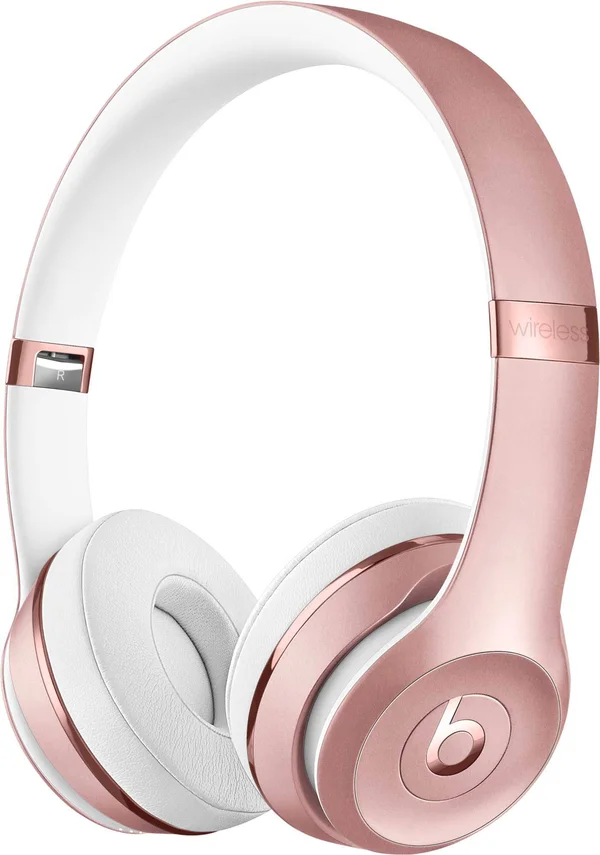 Beats Solo3 Bluetooth Wireless On-Ear Headphones with Mic - Rose Gold