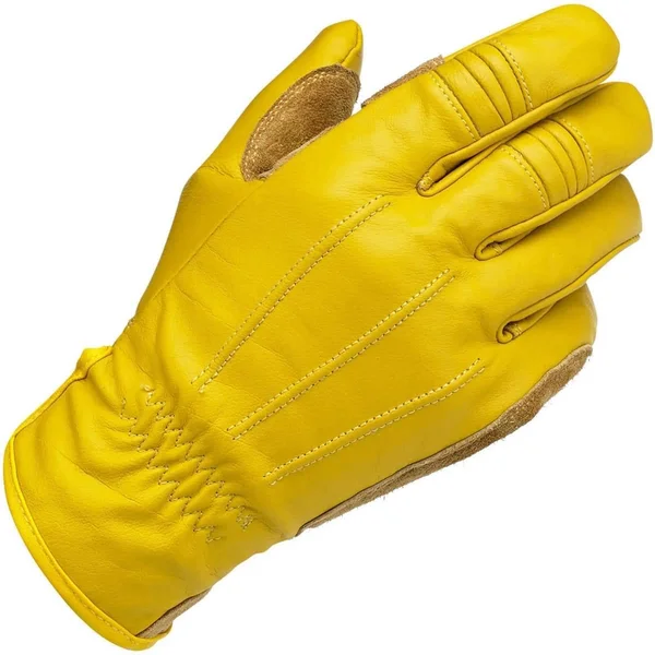 Biltwell Work Riding Gloves - Gold